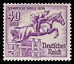 Briefmarke Olympische Spiele 1936 Briefmarke Olympische Spiele 1936