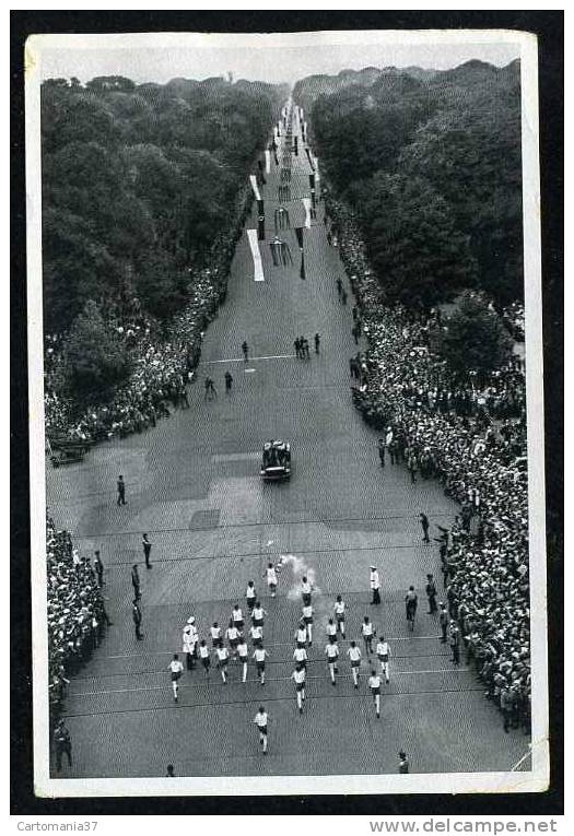 Olympischer Fackellauf in Berlin 1936